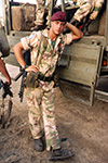 SBARCO DELLA B.C.S. DEL 185° RGT. IN SOMALIA.